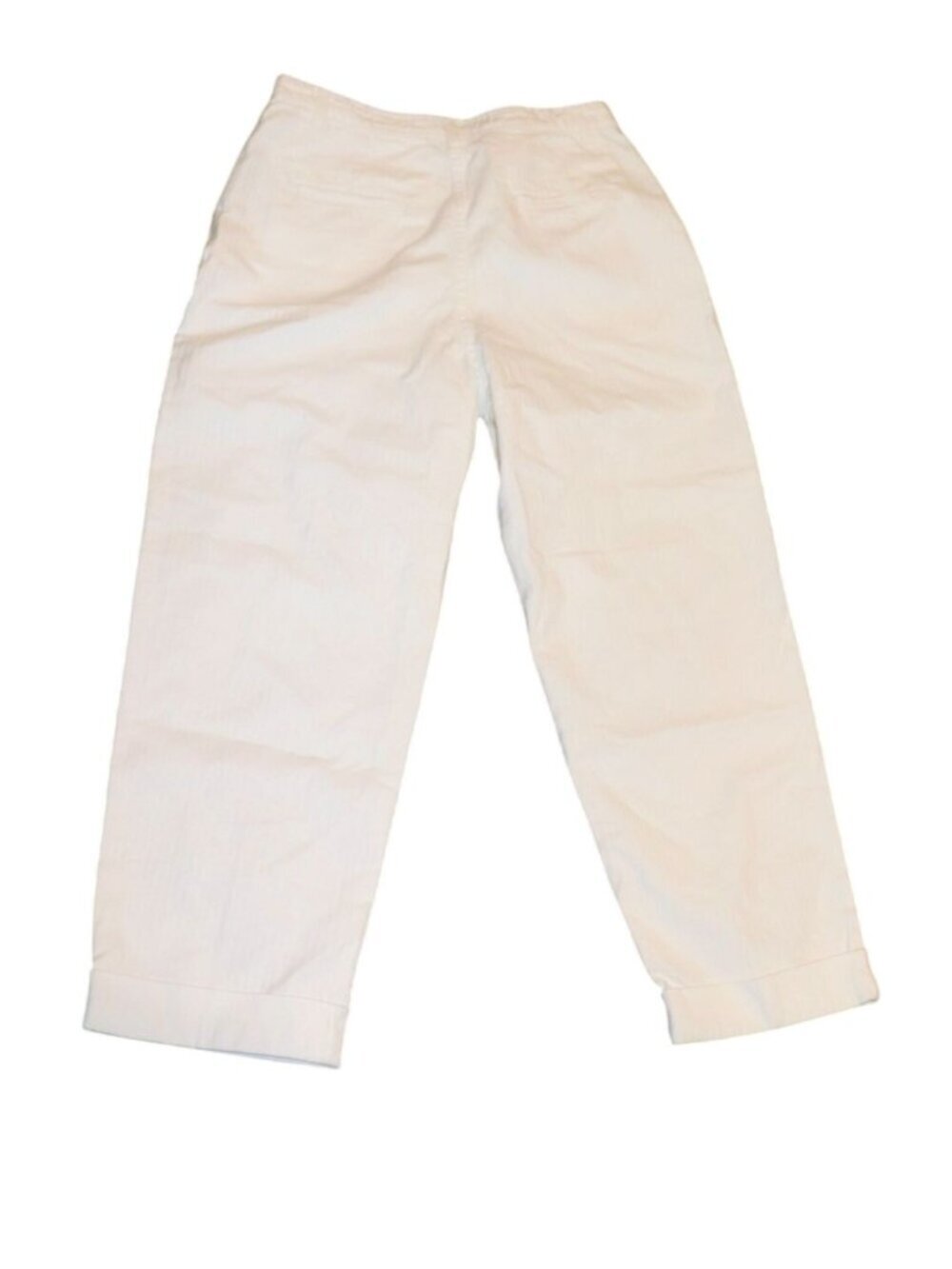 Etro White Womens Cotton Trousers, Size 46/US 10 NWT